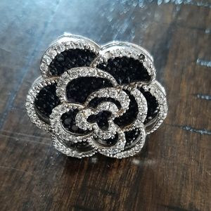 Original black and silver ring